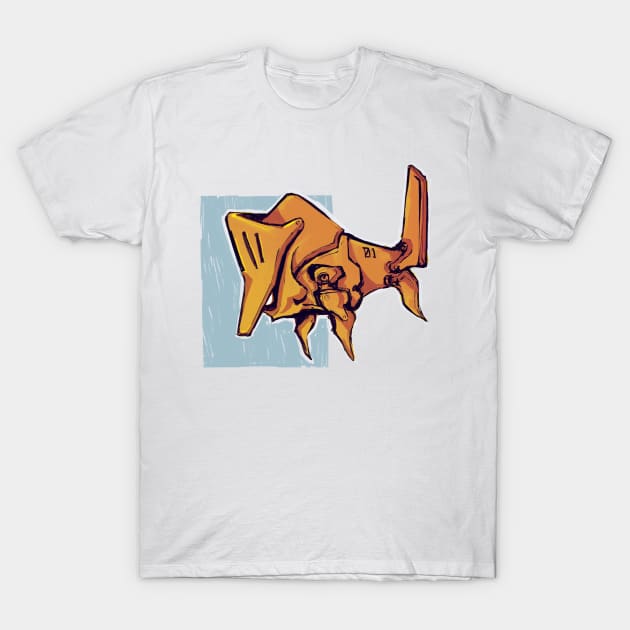 Mecha Robot Aquatic Fish T-Shirt by banditotees